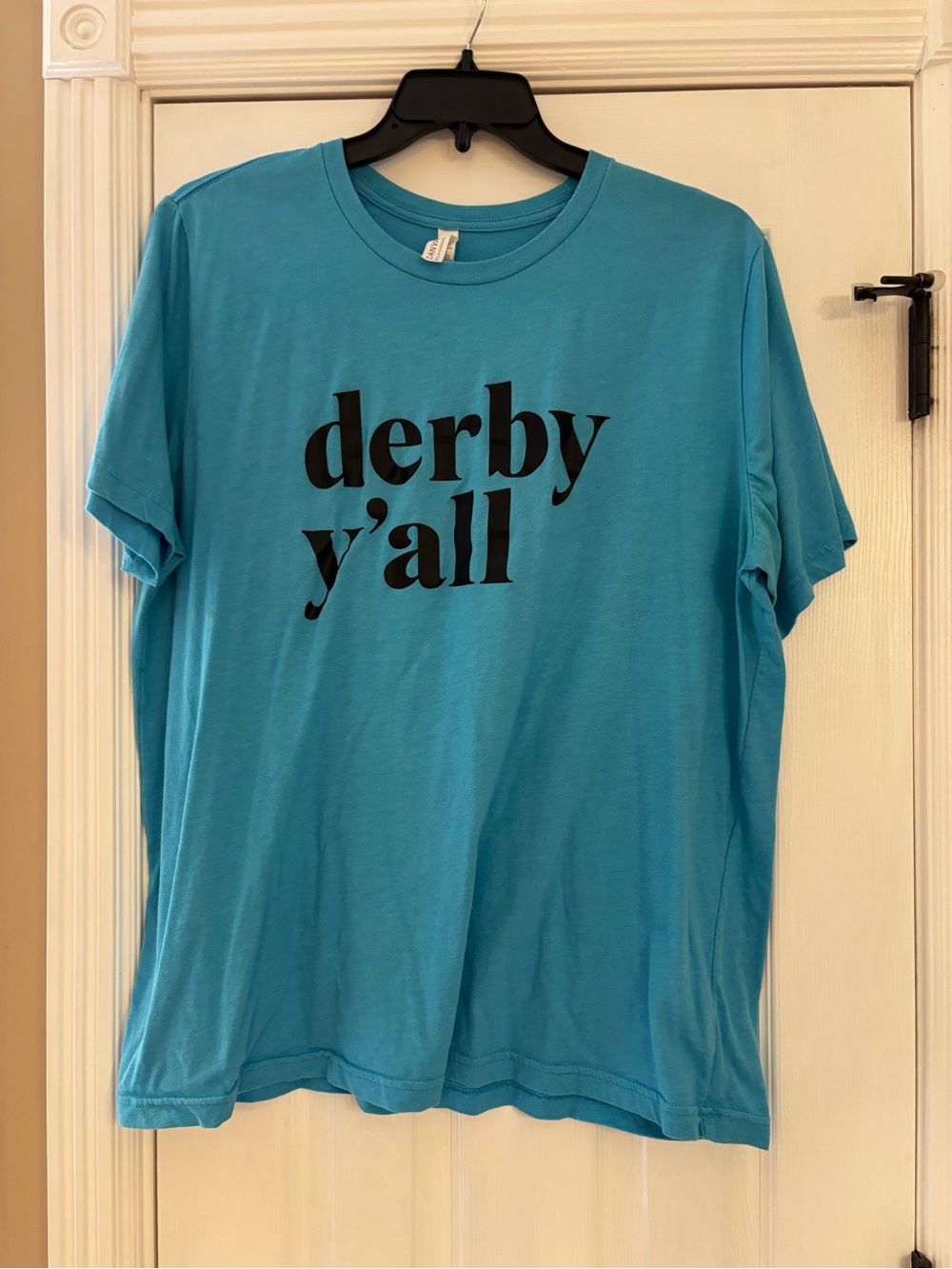 Bella Canvas Turquoise 'derby y'all' Graphic Tee